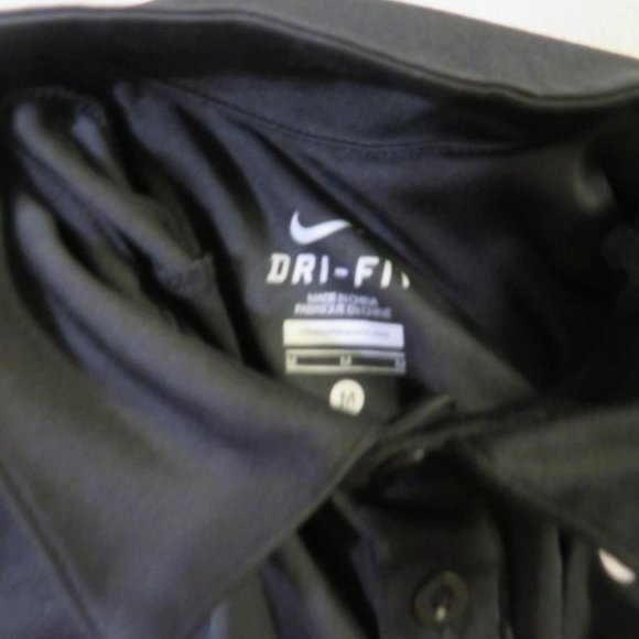 Black Nike Dri-Fit Top Size Medium - Picture 2 of 6